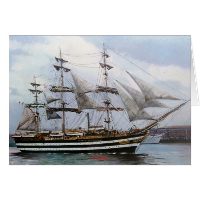 Cartão Amerigo Vespucci (Frente Horizontal)