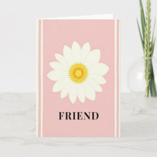 Cartão Amiga Floral Doce