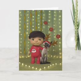 Cartão Amigo de Pet Natal