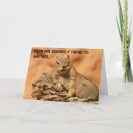 Cartão Amigo de Squirrely