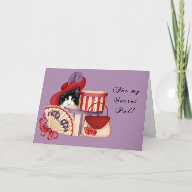 Cartão Amigo do segredo de Red Hat (Frente)