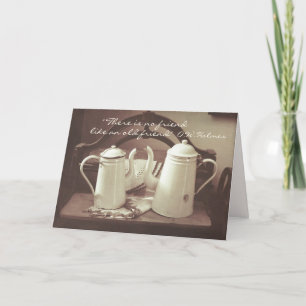 Cartão Amigo Vintage Café/Doces Amizade