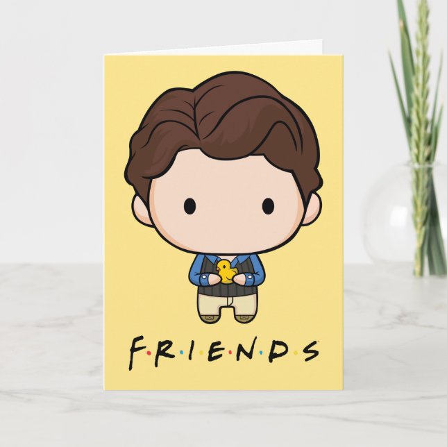 Cartão AMIGOS™| Chandler Chibi (Frente)