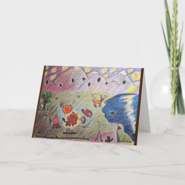 Cartão Amigos de Campfire (Frente)