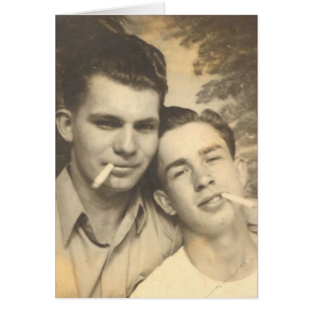 Cartão Amigos de fumo (Frente)