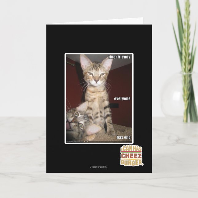 Cartão Amigos do idiota (Frente)