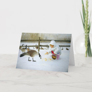 Cartão Amigos do inverno