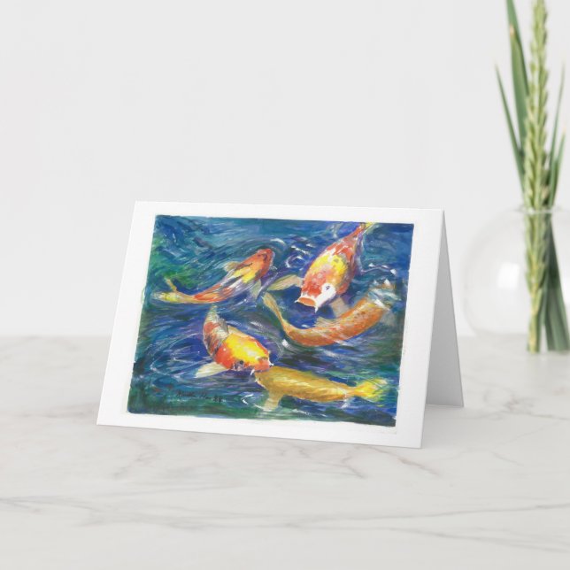 Cartão Amigos do Koi (Frente)