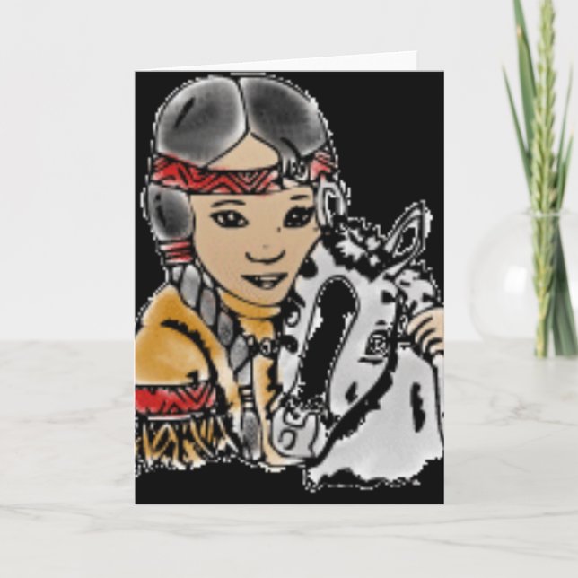 Cartão Amigos nativos (Frente)