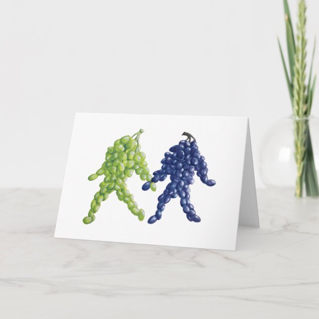 Cartão Amigos Uva (Frente)