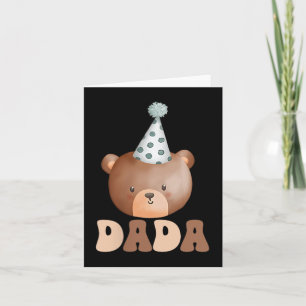 Cartão Amiguinha de primeiro aniversario do Urso de Teddy