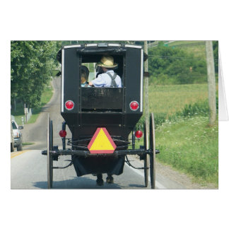 Cartão Amish Buggy