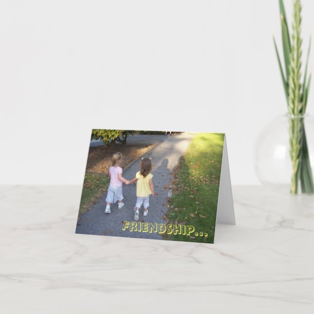 Cartão Amizade... (Frente)