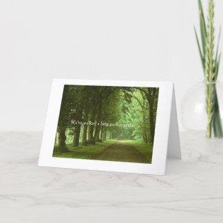 Cartão Amizade, Caminho