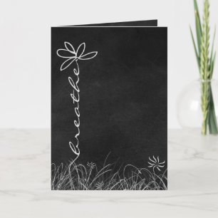 Cartão amizade em quadro negro
