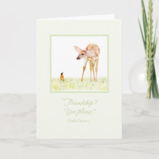 Cartão Amizade? Satisfaça sim