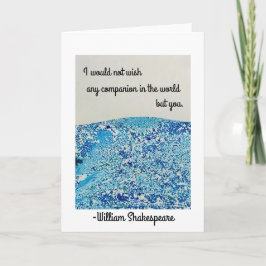 Cartão Amizade Shakespeare