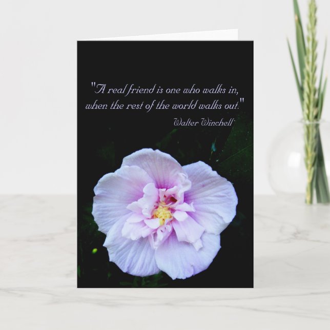 Cartão Amizades Verdadeiras (Frente)