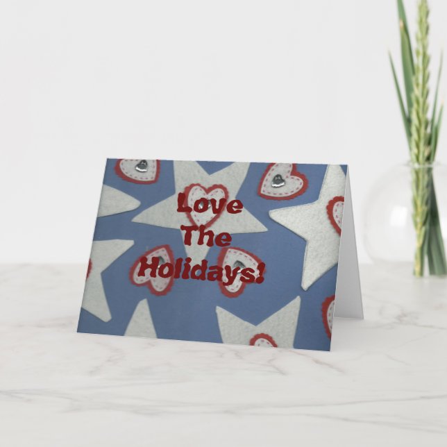 Cartão Amo as Festas! (Frente)