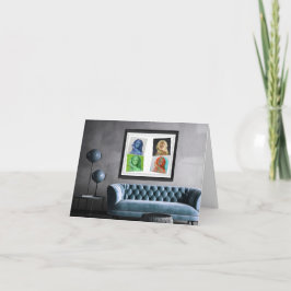 Cartão Amo as minhas bonecas