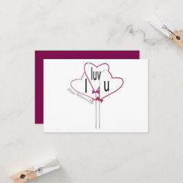 Cartão Amo o Dia dos Namorados