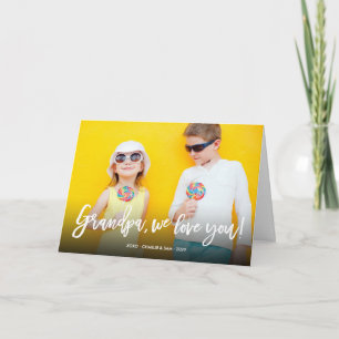 Cartão Amo-Te, Dia de os pais Do Vovô.