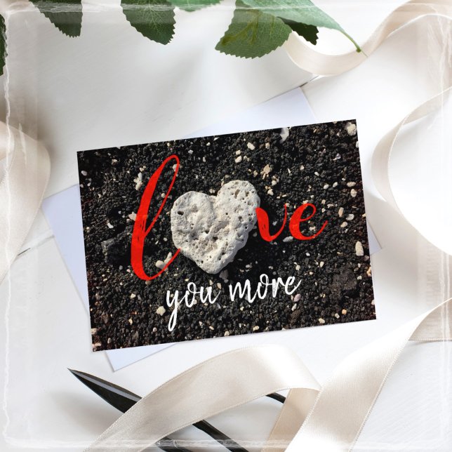 Cartão Amo-te Mais Praia Hawaii e Foto Coral (Criador carregado)