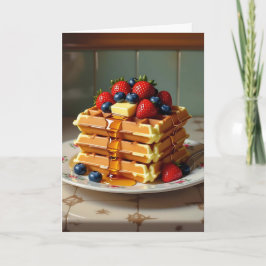 Cartão Amo-te muito | Waffle Pun