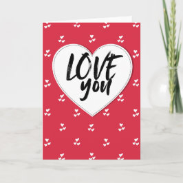 Cartão Amo você