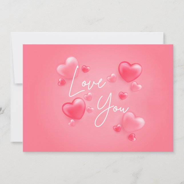 Cartão Amo Você Querida (Frente)