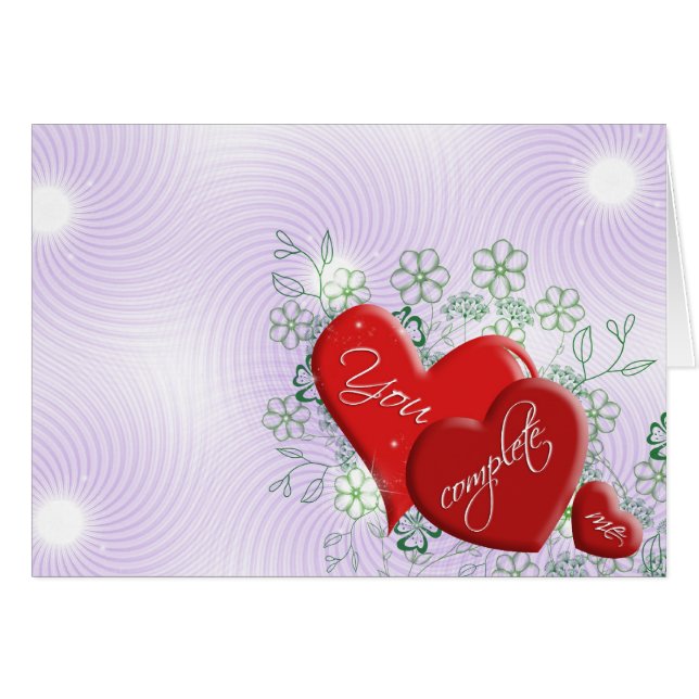 Cartão Amor (Frente Horizontal)