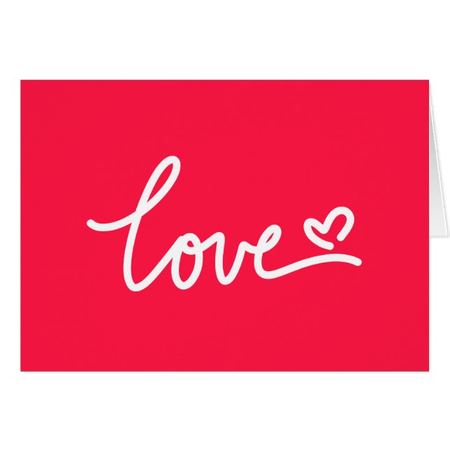 Cartão Amor (Frente Horizontal)