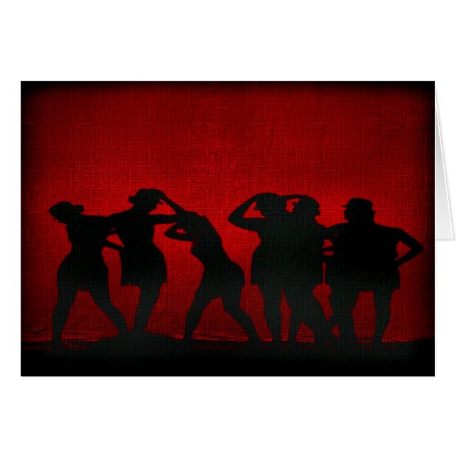 Cartão Amor a dançar (Frente Horizontal)