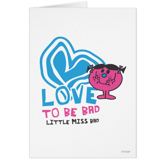 Cartão Amor A Ser Mau | Coração deformado (Frente)