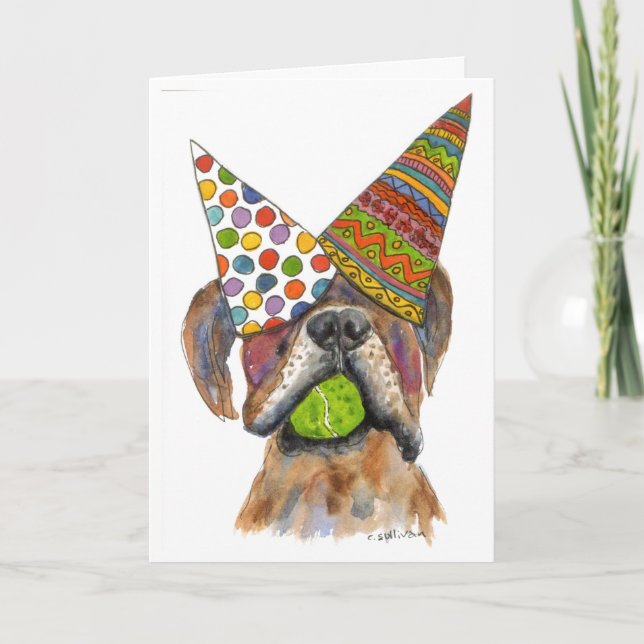 Cartão Amor a vida como um Boxer (Frente)