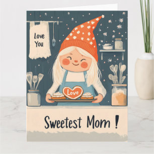 Cartão Amor a Você, Mãe Mais Doce Design