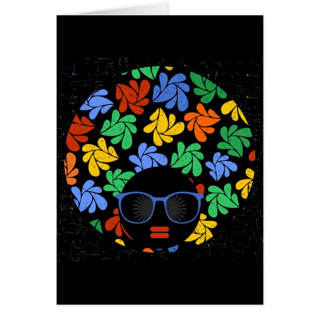 Cartão Amor Afro Colorido (Frente)