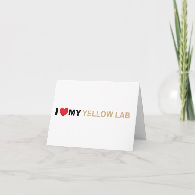 Cartão Amor amarelo LR (Frente)