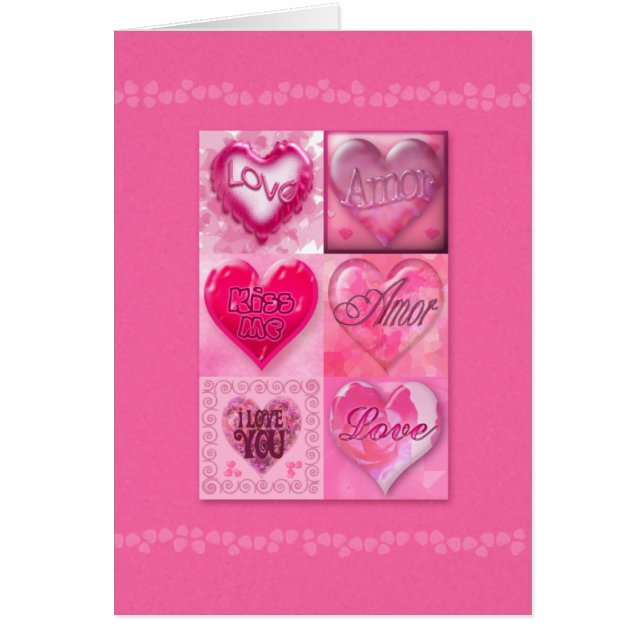 Cartão Amor / Amor (Frente)