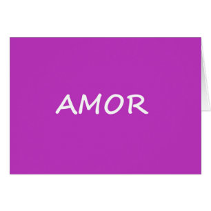 Cartão Amor, Amor Espanhol