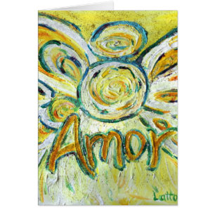 Cartão Amor Angel Greeting Card