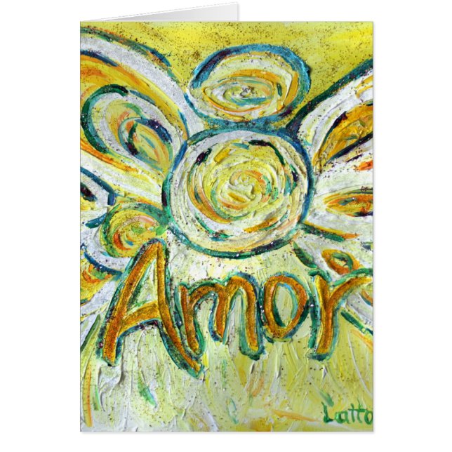Cartão Amor Angel Greeting Card (Frente)