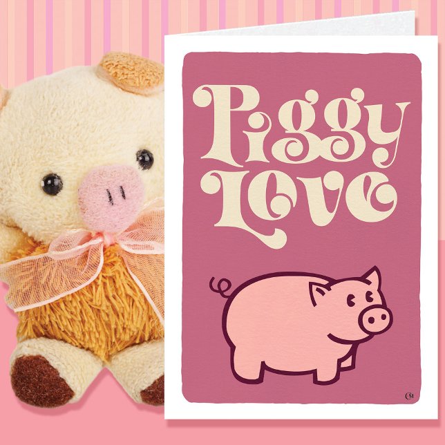 Cartão Amor ao Vazio dos porcos (Criador carregado)