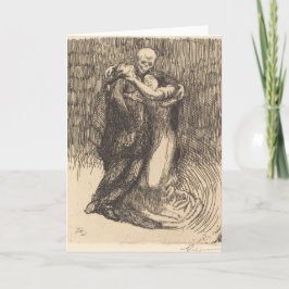 Cartão Amor Consagrado (por Paul-Albert Besnard)