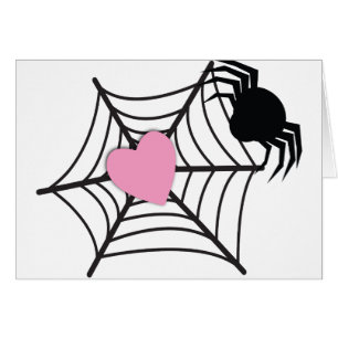 Cartão AMOR da aranha!