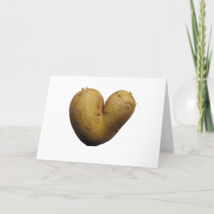 Cartão Amor da batata