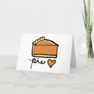 Cartão Amor da torta!