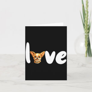 Cartão Amor de Cachorro Chihuahua para o Dia dos Namorado