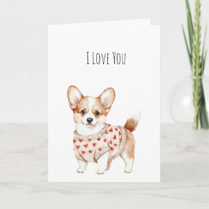 Cartão Amor de Cachorro de Creme Doce