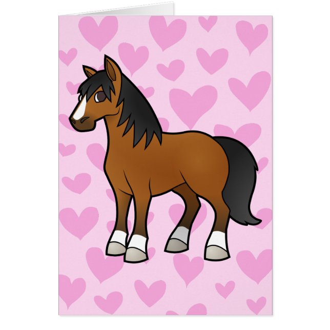 Cartão Amor de Cavalo (Frente)